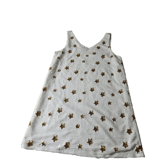 Dee Elly Women's Sequin Star V-Neck Sleeveless Shift Dress Size XL - Picture 1 of 8